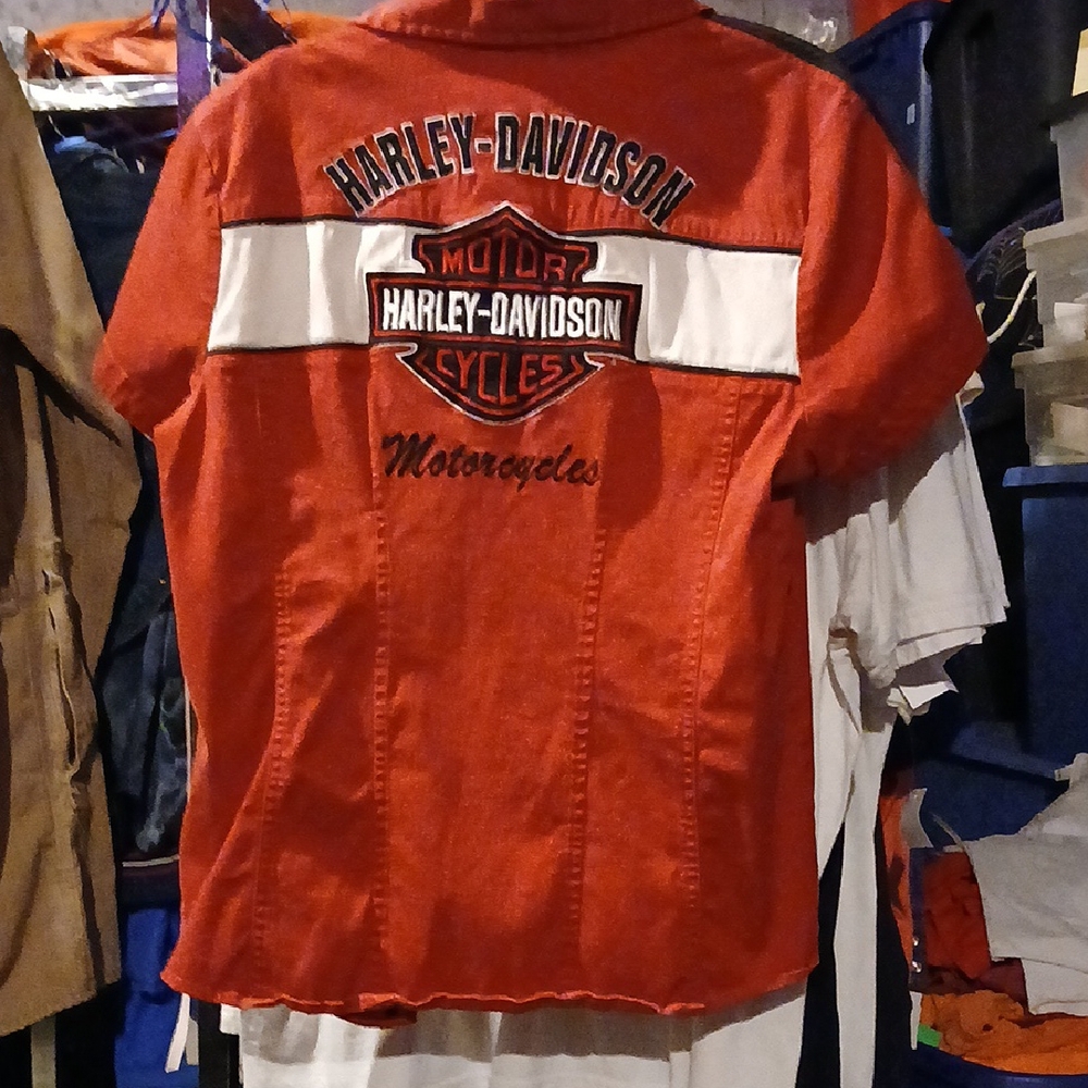 Harley-Davidson Red Riding Shirt Jacket